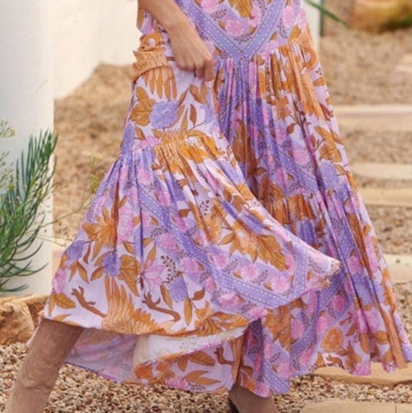 Jaase Journey Maxi Skirt Lucia Print XL BNWT Tropical Floral print w/pockets!! - Picture 6 of 14